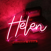 Helen Red Neon Sign