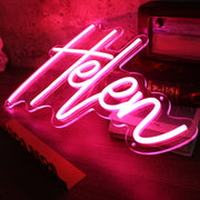 Helen Red Neon Sign