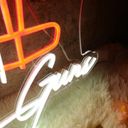 Helicopter By Fly Guns Neon Sign