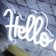 Hello Agin Neon Sign