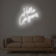 Hello Gorgeous 1 Neon Sign