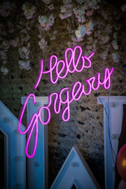 Hello Gorgeous Neon Sign