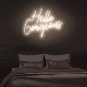 Hello Gorgeous Neon Sign