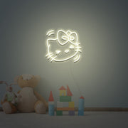 Hello Kitty Happy Face Neon Sign Lights Night Lamp Led Neon Sign Light For Home Party