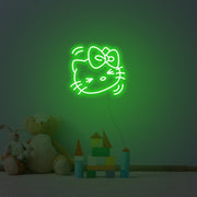 Hello Kitty Happy Face Neon Sign Lights Night Lamp Led Neon Sign Light For Home Party