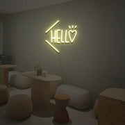 Hello Neon Sign Lights Night Lamp Led Neon Sign Light For Home Party