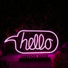 Hello Pink Neon Sign