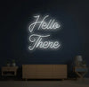 Hello There Neon Sign White Neon Sign Room Wall Decor