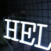 HELLO Thirty Neon Sign