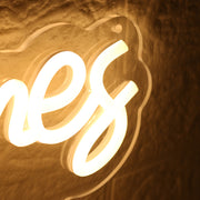 Here Comes The Son Yellow Neon Sign