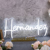 Hernandez White Neon Sign