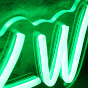 Hero JKW Green Neon Sign