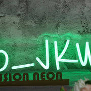 Hero JKW Green Neon Sign