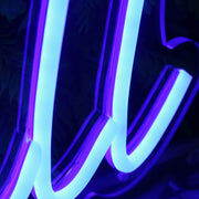 Hey Y'all Blue Neon Sign