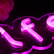 High Life Purple Neon Sign