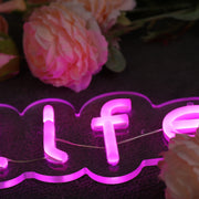 High Life Purple Neon Sign