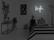 High Neon Sign