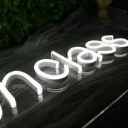 Highclass White Neon Sign