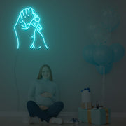 Hold Hands Neon Sign Fashion Custom Neon Sign Lights Night Lamp Led Neon Sign Light For Home Party