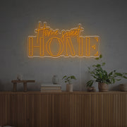 Home Sweet Home By Rome Font LED Neon Sign