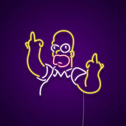 Homer Simpson Neon Sign