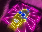 Homer Simpson Neon Sign