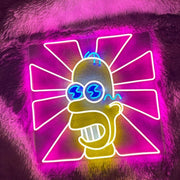 Homer Simpson Neon Sign