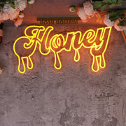 Honey Orange Custom Neon Sign