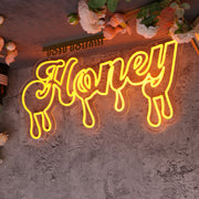 Honey Orange Custom Neon Sign