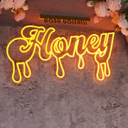 Honey Orange Custom Neon Sign