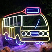 Hong Kong Yellow Bus Neon Sign