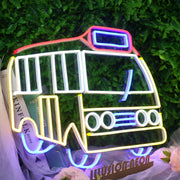 Hong Kong Yellow Bus Neon Sign