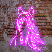 Horse Neon Sign