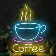 Hot Coffee Custom Neon Sign