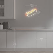 Hot Dog Neon Sign