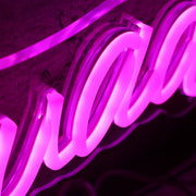 Hot Squad Purple Neon Sign