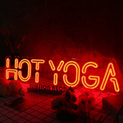 Hot Yoga Red Neon Sign