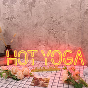 Hot Yoga Red Neon Sign