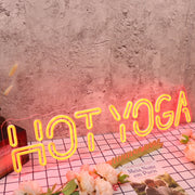 Hot Yoga Red Neon Sign