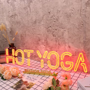 Hot Yoga Red Neon Sign