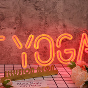 Hot Yoga Red Neon Sign