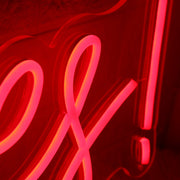 Howl Yes Red Neon Sign