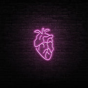 Human Heart Neon Sign