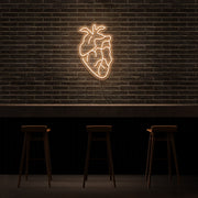 Human Heart Neon Sign