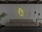 Human Heart Neon Sign