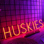 Huskies Red Neon Sign