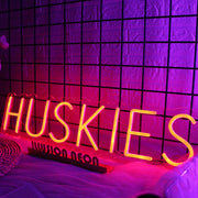 Huskies Red Neon Sign