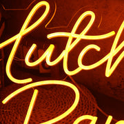 Hutch Rangers Orange Neon Sign