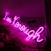 I Am Kenough Pink Neon Sign