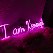 I Am Kenough Pink Neon Sign